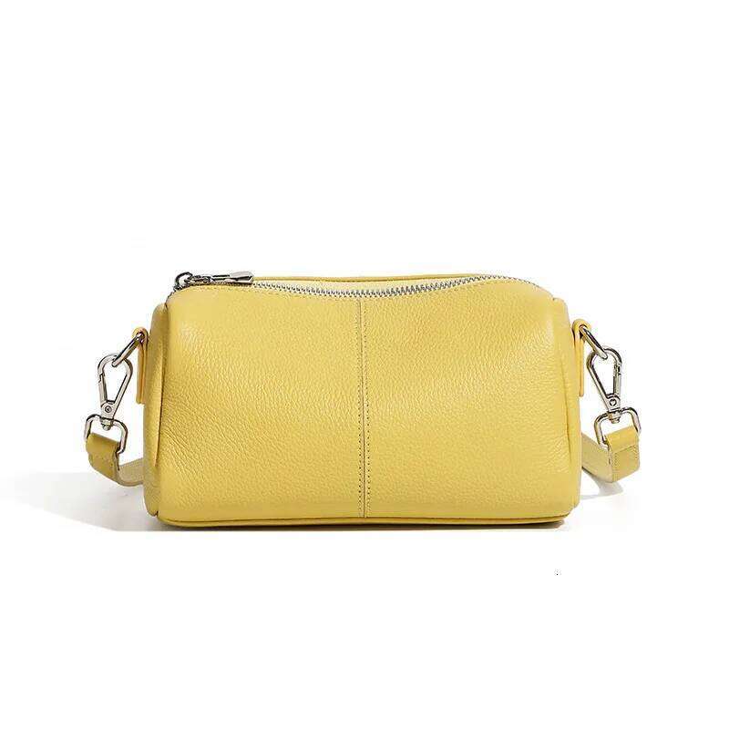Designer Bags New Casual Cowhide Women Cylinder Fashion Designer Small Pillow Bag Female Underarm Commuting Shoulder Crossbody Bags Luxury Bag
