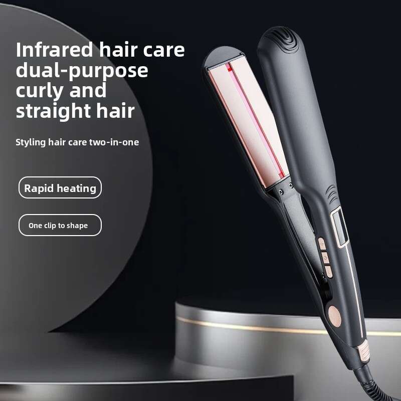 Hot Selling Infrared And Curler Dual-Use Hair Straightening Plate Bangs Straightener
