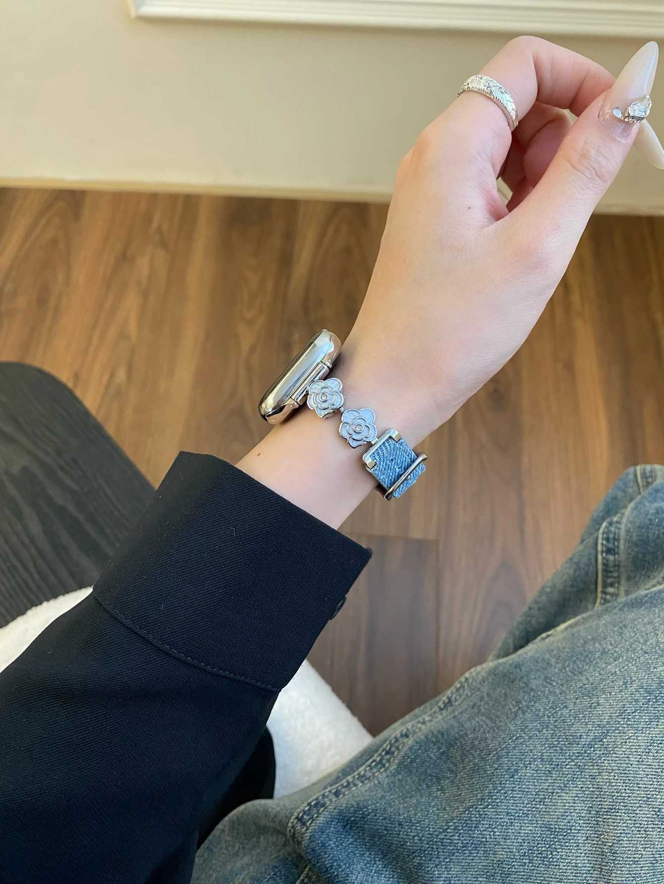 10/9/8/7/6/5/4/3 SE 38mm 40mm 41mm 42mm 44mm 45mm 46mm 49mm Metal Leather Loop Watch Band Strap Y250820