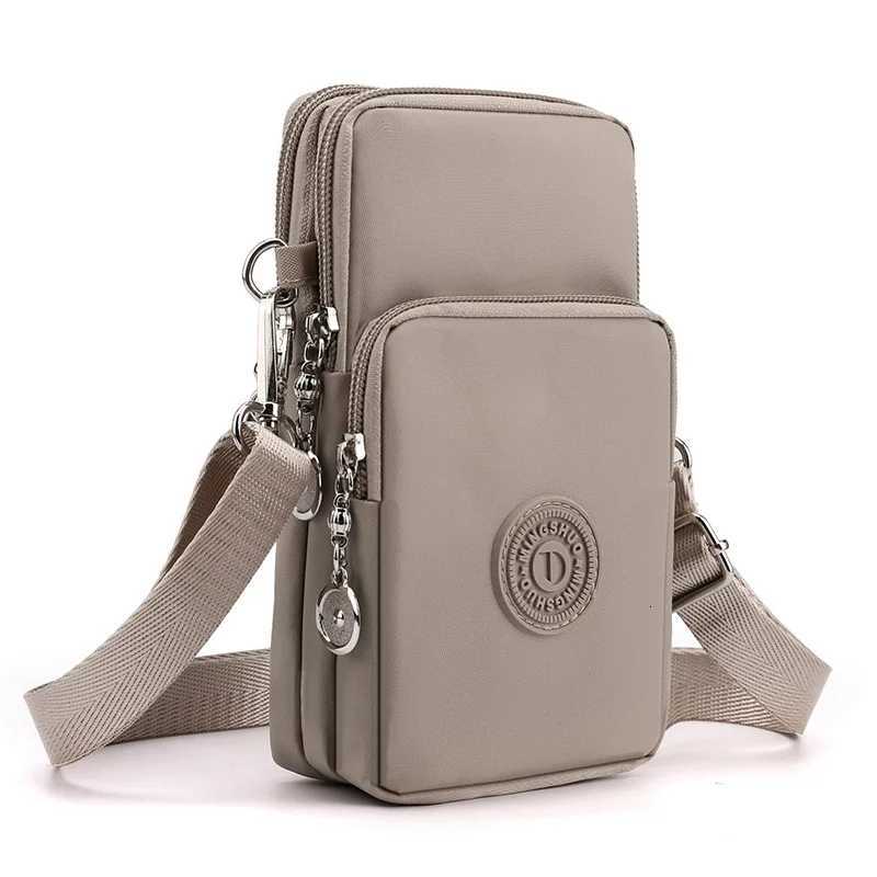 New Women Mobile Phone Bag Nylon Cell Phone Bag Coin Purse Strap Shoulder Bag Small Crossbody Bags for Women Wallet Travel Purse Y250819