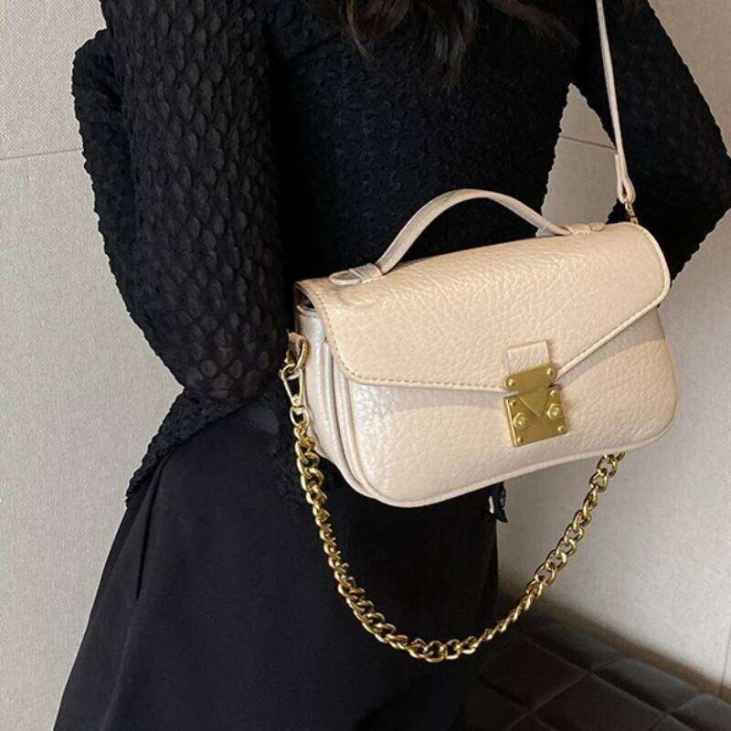 Handbag Brand Designer Women Shoulder Bags Lock Crossbody Messenger Excellent Purse Fashion Versatile Bag