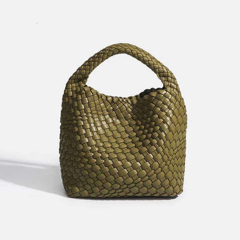Designer woman Brand New Product PU Small size hand-woven bucket bag High quality Women's handbag