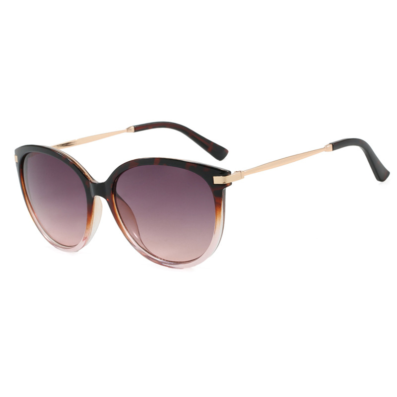2025 New Arrival Minimalist Cat Eye Over sized Sunglasses for Women Elegant Trendy UV Protective Beach Eye wear European American Style