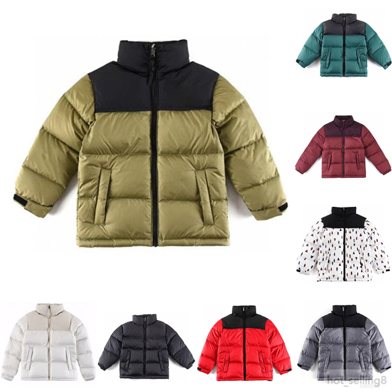 2025 Kids children Down Coat NF designer 2025 winter Jacket boys girls outdoor Down Shiny Matte Material Coat face Couples Clothing Couple Thickface warm Coats