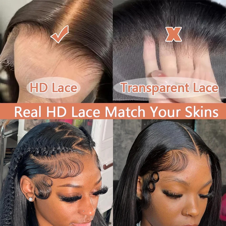 Black Wigs for Women Synthetic Lace Front Wigs Hd Transparent Lace Long Straight Hair Glueless Natural Hailrine Preplucked Hairline Frontal Cosplay Da