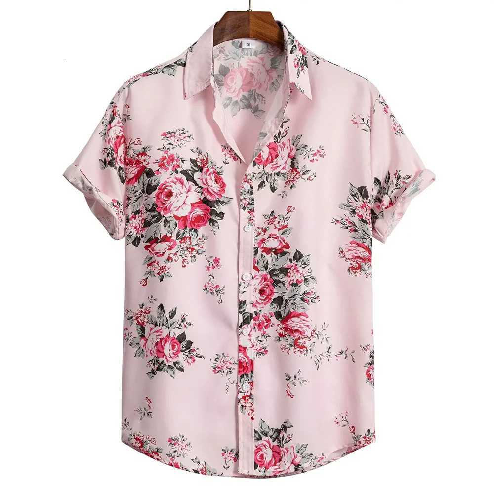 Summer Hawaiian Beach Mens Shirt 3D Casual Clothing Oversized Short Sleeve Shirts for Men Street Fashion Tops Y250819