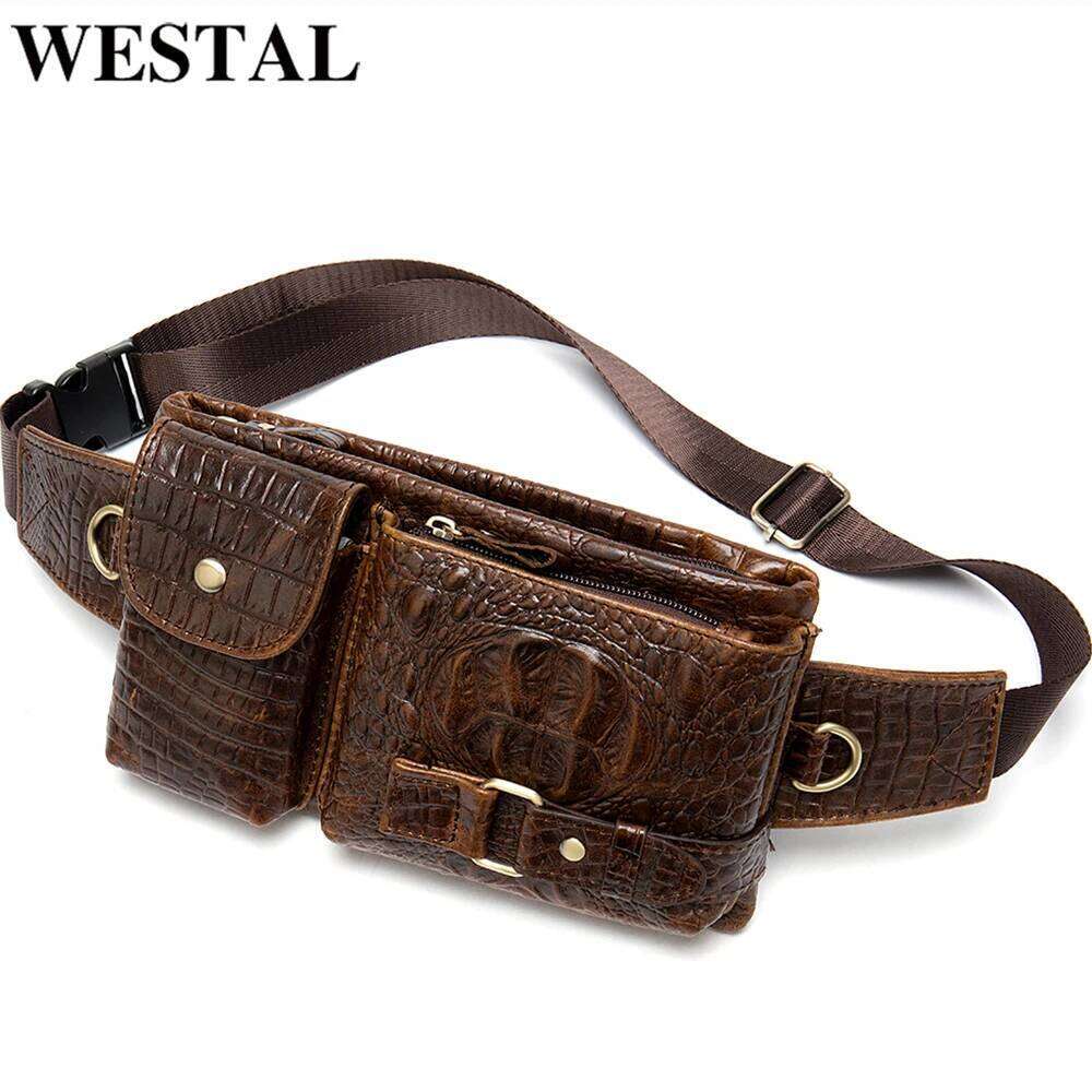 Phone Hip Banana Genuine Leather Belt Pouch Women's Waist Female Fanny Pack Travel Sport Bag