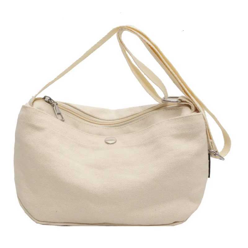 Canvas Phone Bag for Women Vintage Handbags Casual Shoulder Crossbody Bags for Women Messenger Bags Unisex Zipper Shopper Bolsas Y250819