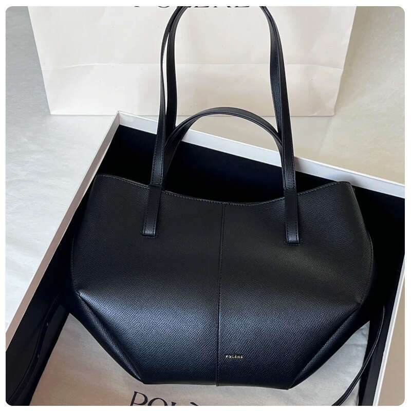 Shoulder Bag Designer Tote for Women Niche Large Capacity Genuine Leather Commuter Handbag