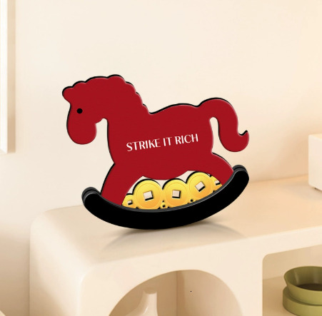 Rich Entryway Cabinet Display Swinging New Creative Flower Arrangement Decorative Painting Desktop Ornament