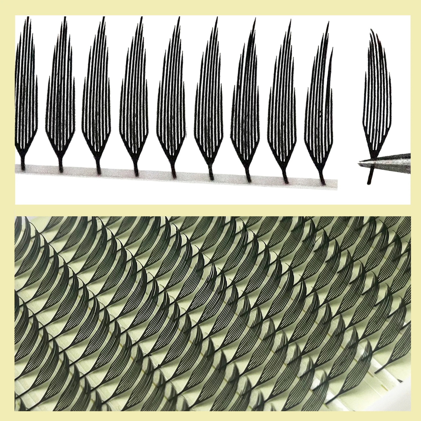 Comic Spire Eyelash Feather Shape Premade Russian Volume individual Natural Soft Anime False Eyelashes Makeup 250811