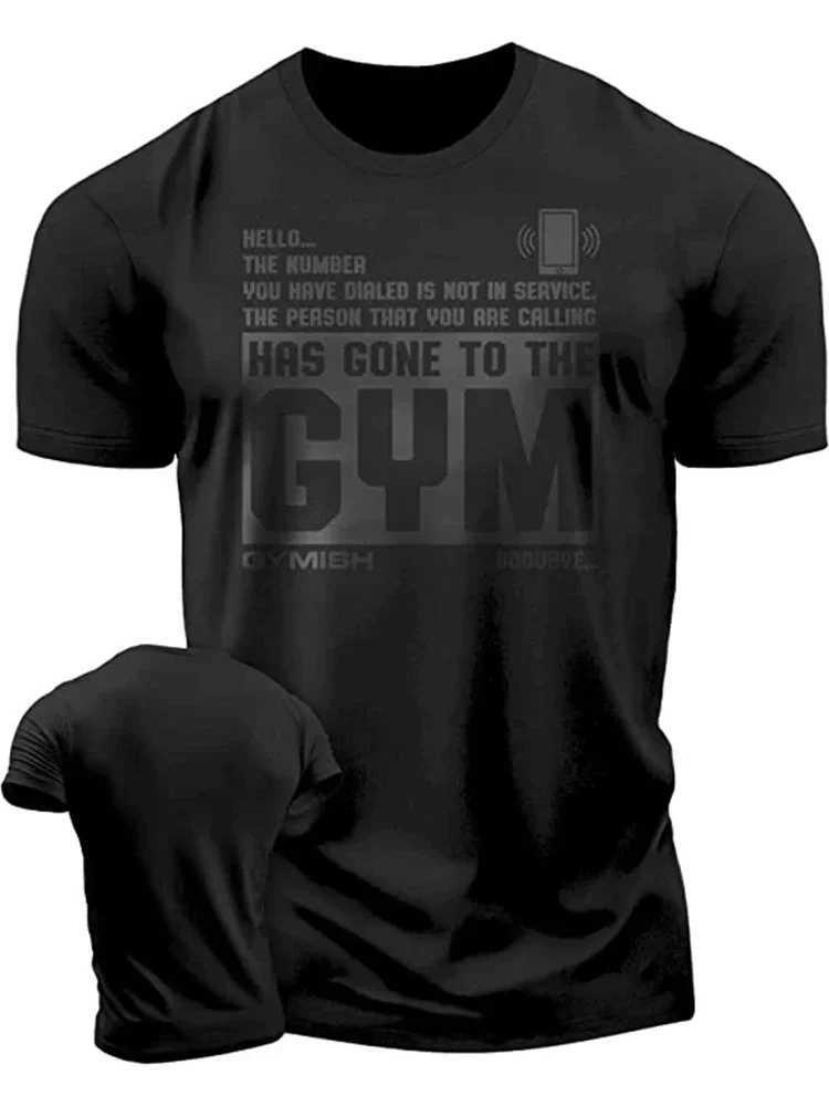 New 3D Printed Recover Fully Workout T-Shirt Funny Gym T-Shirt Cotton Mens Short Sleeves Muscle Man Tough Guy T Y250819