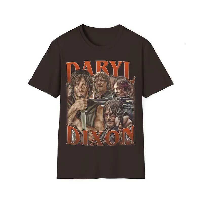 Limited Daryl Dixon The Walking Dead Vintage T-Shirt Gift For Women and Man Unisex T-Shirt Y250819