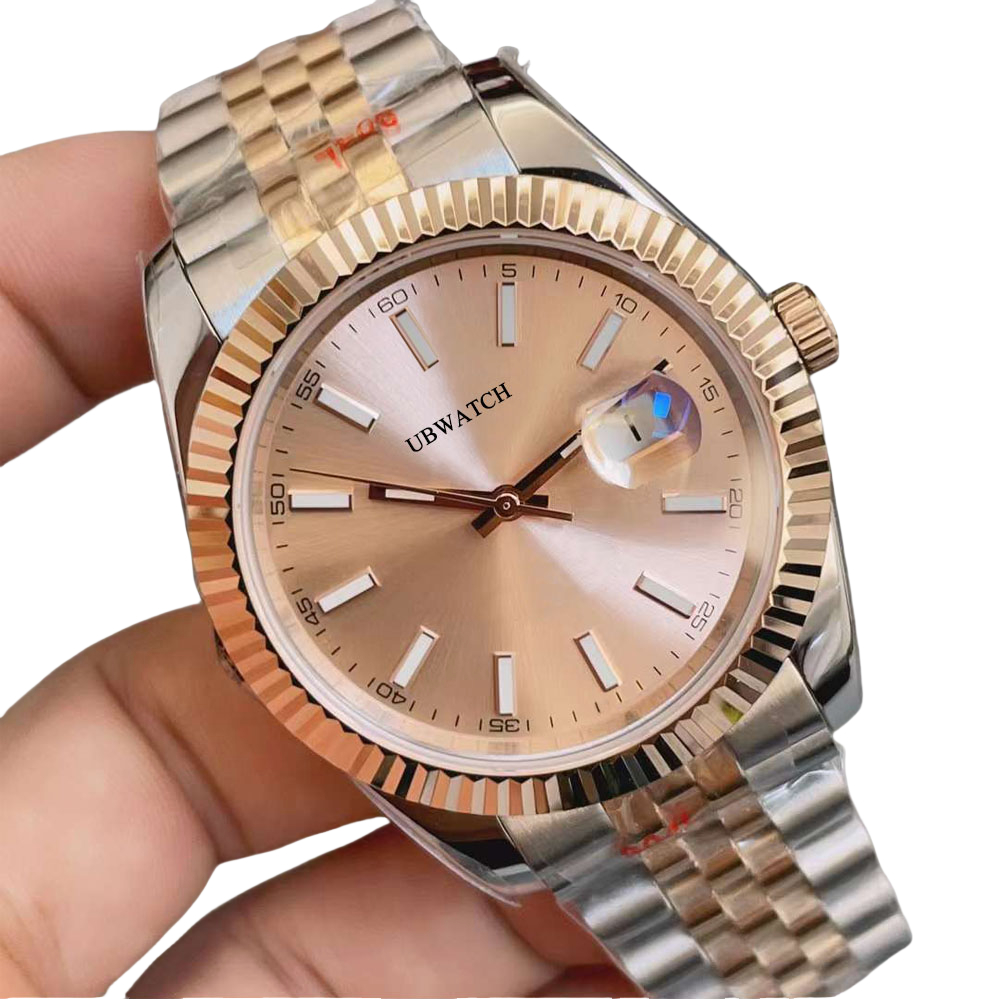 41MM Champagne Gold Man Wristwatches Super U1 Upgraded Automatic Mechanical Sapphire Watch Grand Two Tone Mens Watches