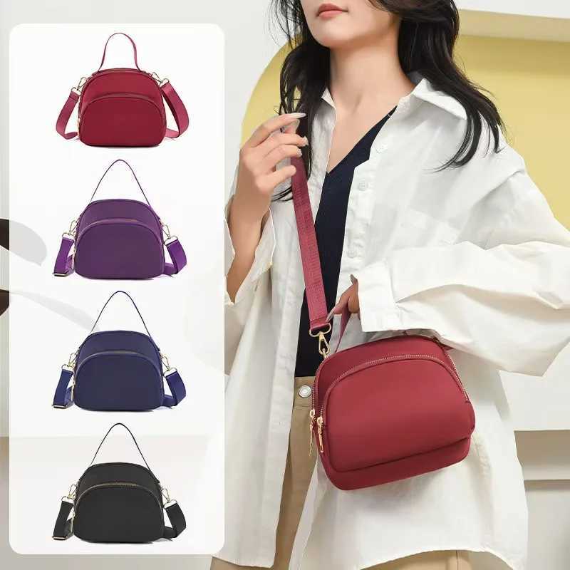 Mini Crossbody Bag for Women Small Square Phone Purse Casual Nylon Shoulder Bag Simple Wallet Y250819