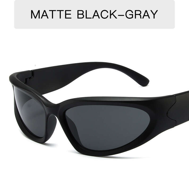 Trendy Designer Futuristic Sports Y2K Style Protective Fashion Sunglasses for Men and Women Party Glasses