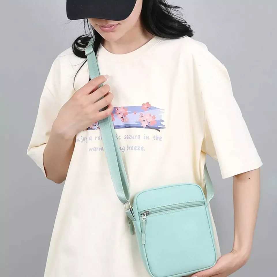 New fashion crossbody bag mini double-sided zipper shoulder bag multi-compartment simple shoulder bag Y250819