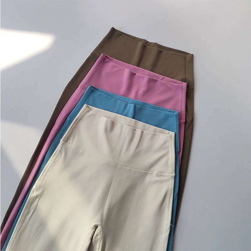 High-end Flared Yoga High Waist Wide Leg Pants Bottoms Breathable Gym Casual Sports Bell Leggings Female