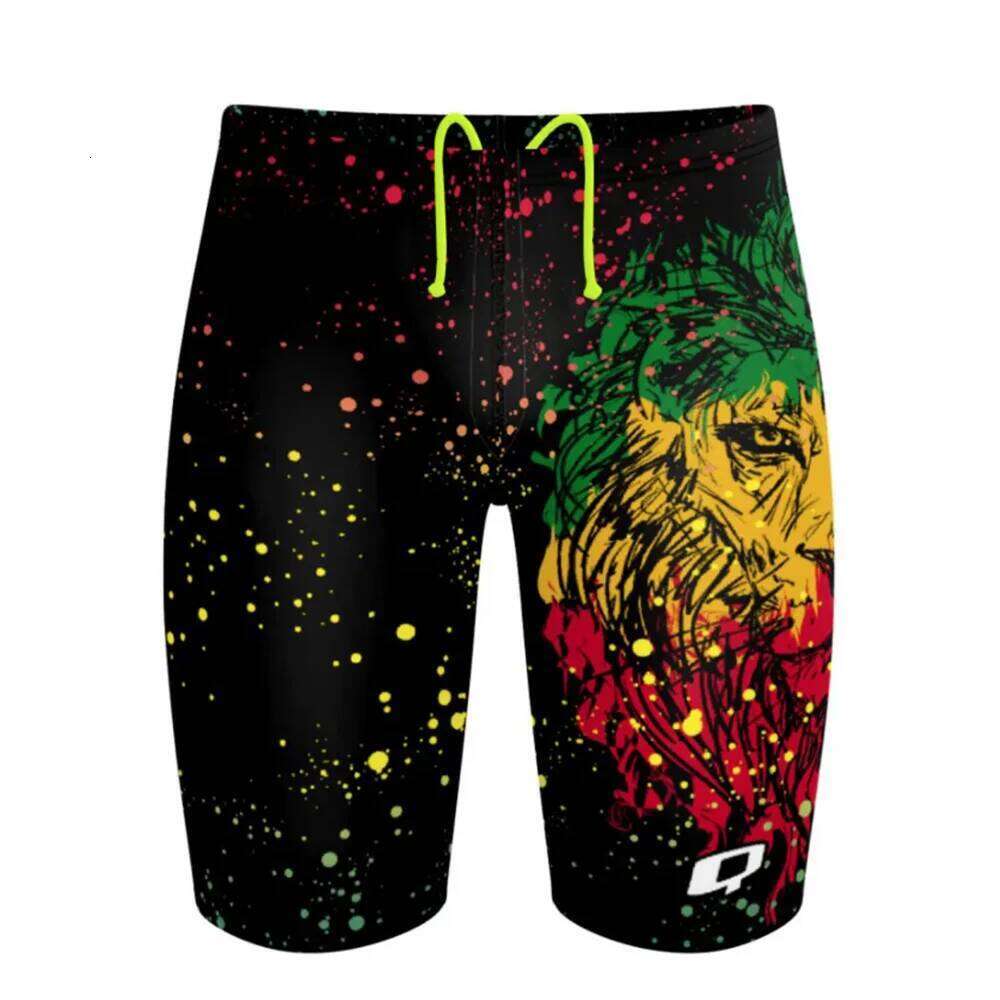 2025 New Boys Jammers Sports Surf Mens Summer Swimwear Training Swim Shorts Trunks Swimsuits Beach Swimming Pants