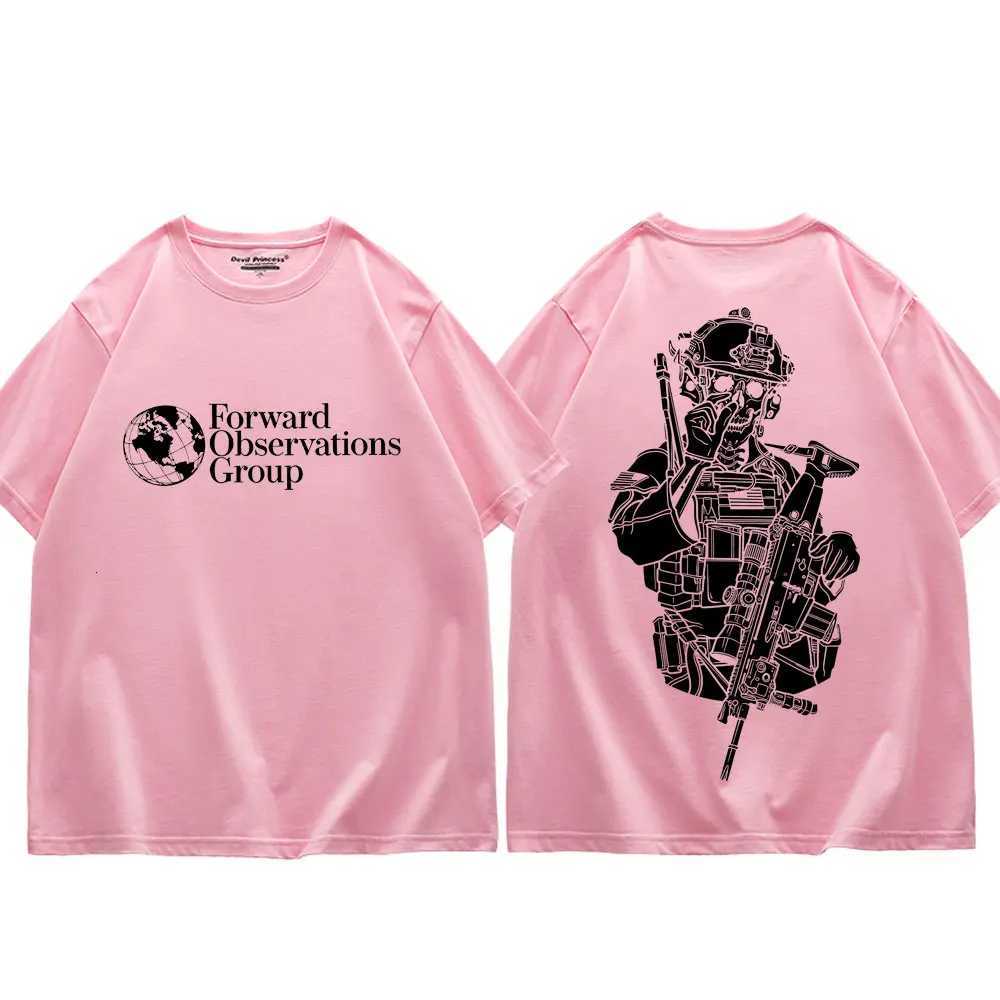 Gbrs Forward Observations Group Merch T Shirt Gothic Fashion Vintage Short Sleeve T-shirt Unisex Summer Casual Cotton T-shirts Y250819