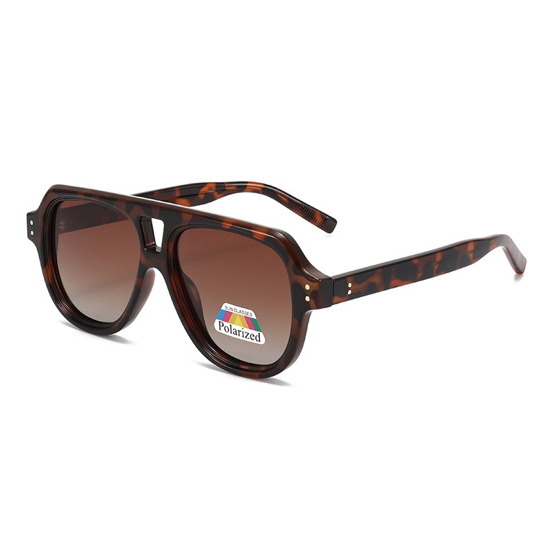 Designer Sunglasses For Men Women Round Sunglasses Big Frame UV400 Protection Sunglasses Luxury Polarized Goggle Pilot Eyewear P30210