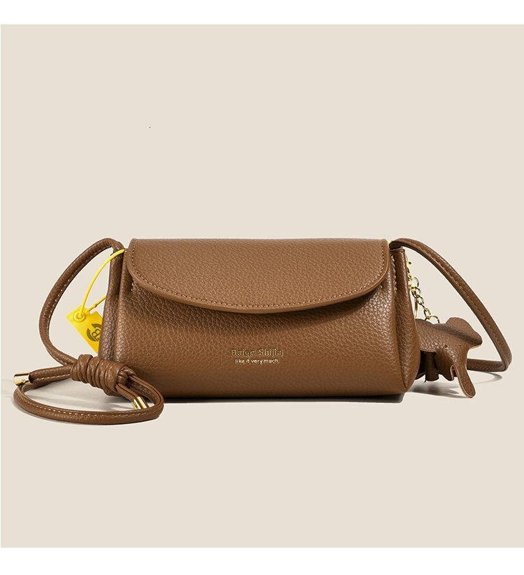 2025 Autumn Authentic Designer Bag Fashion Soft Leather Bag New Single Shoulder Crossbody Bag Casual Elephant Bag Women's Women's Crossbody 