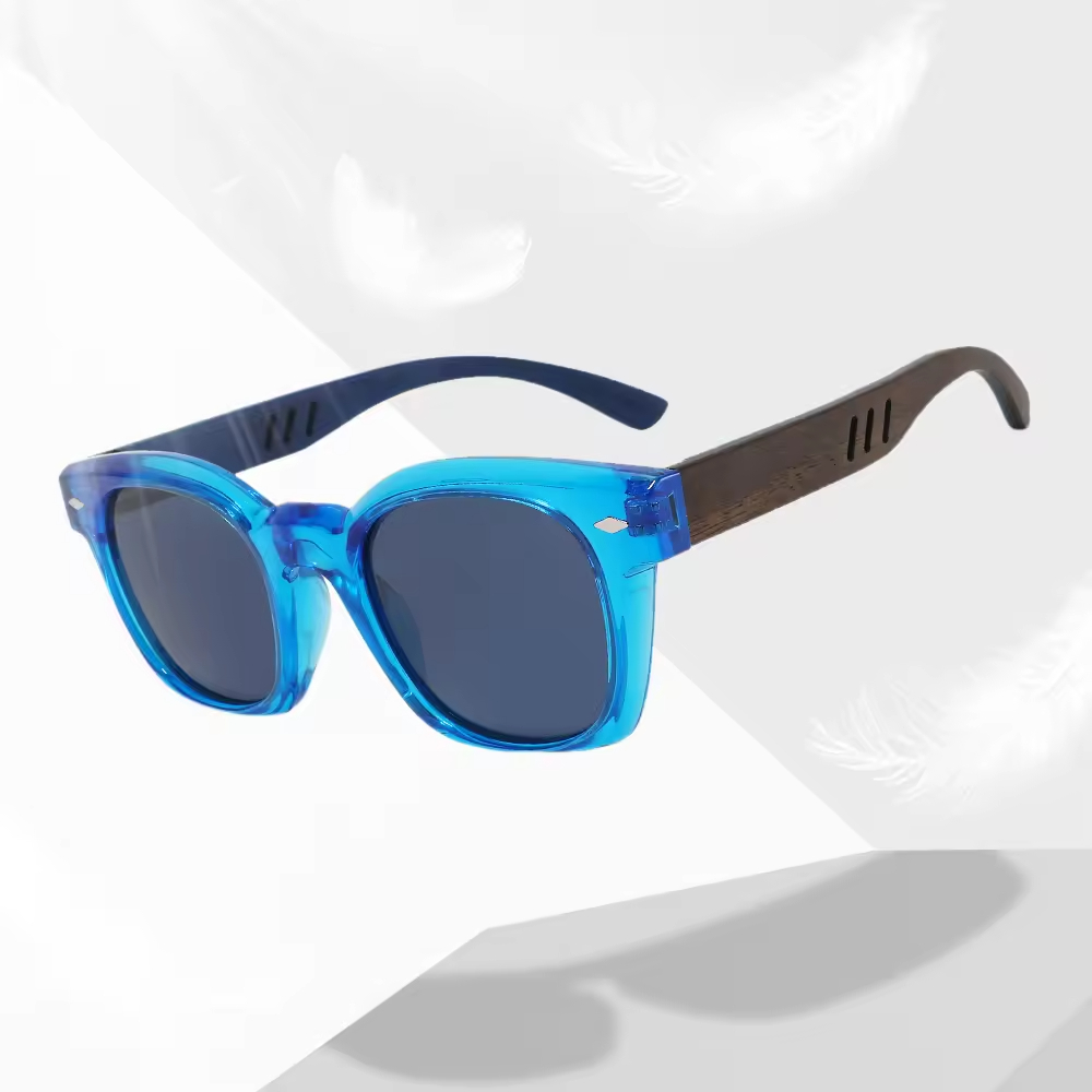 New polarized wooden sunglasses for men outdoor sunglasses bamboo sunglasses.