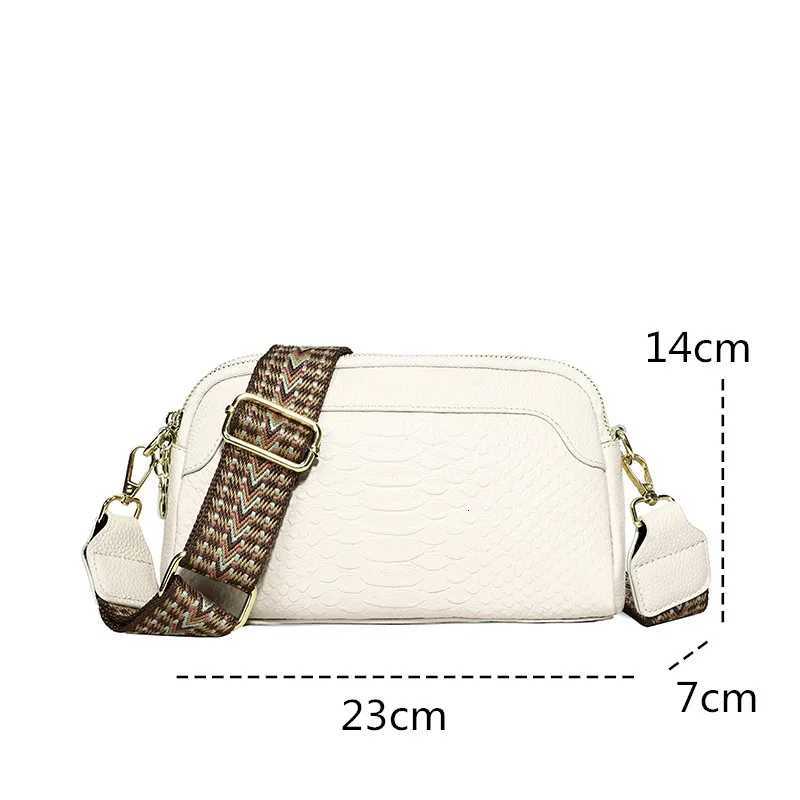 New100%Cow Leather Crocodile Messenger Bag For Women High Quality Ladies Handbag Crossbody Shoulder Bag Female Purse Sacs Y250819