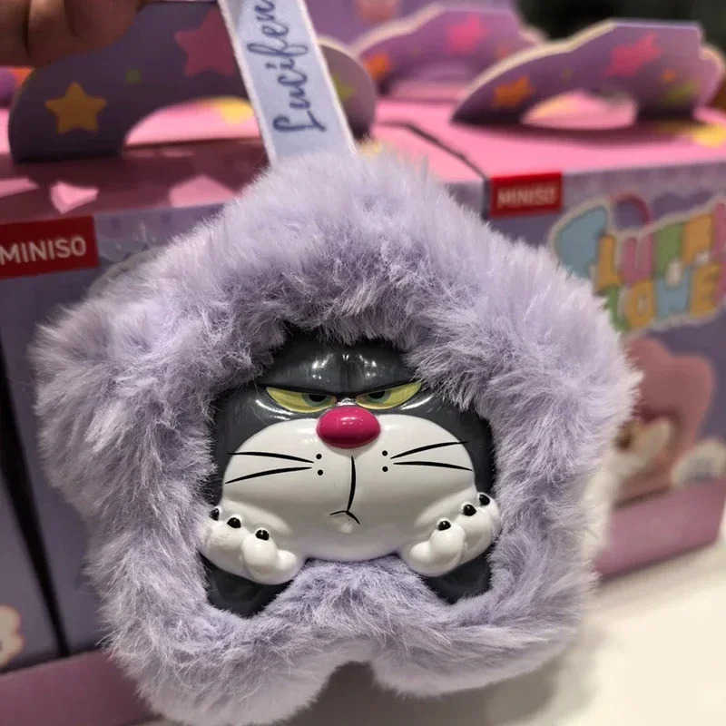 Disney MINISO Hairy Season Series Flowers Lie Prone Blind Box Lotso Aristocats Lotso Dumbo Anime Figure Doll Pendant Girl Surprise Gift W250820