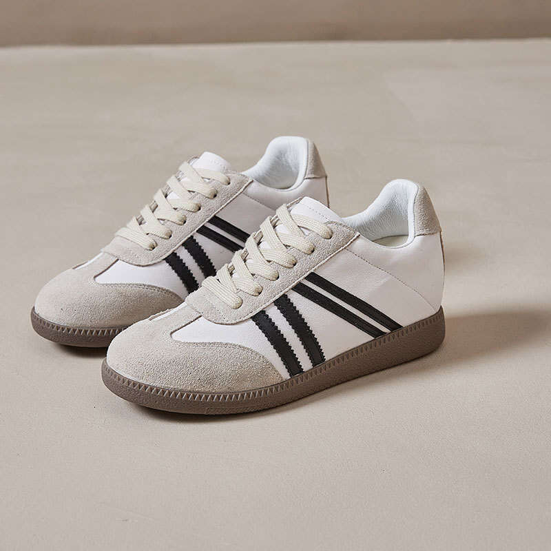 Inner Height Increase German Training for Women 2024 Summer and Autumn New Lightweight Thick-Soled Sports Sneakers Versatile Casual Forrest Gump Shoes