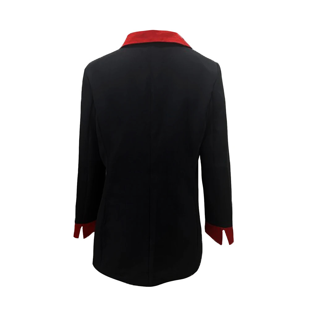 Formal Contrasting Color Womens Suit Jacket Lapel DoubleBreasted Autumn Office Lady Business Casual For Female Outwear Jackets 250815