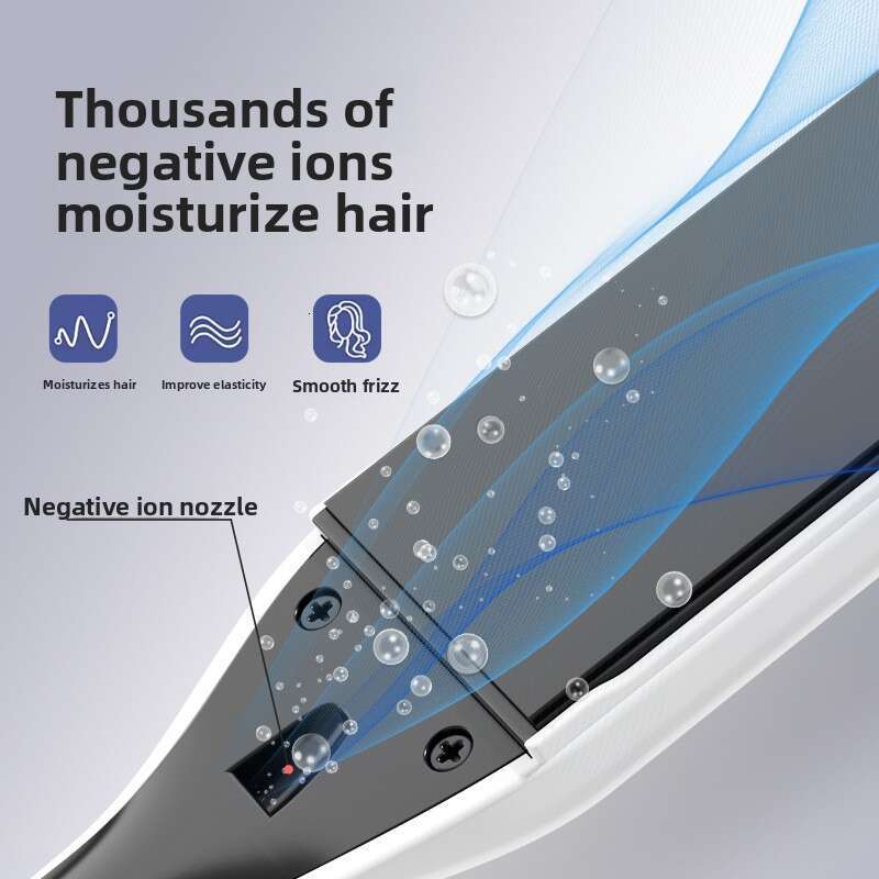 New Wide Version For Salon Use, Moisture retention Electric Hair Straightener With 6 Temperature Settings