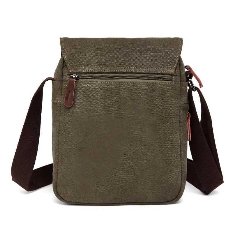 Casual Handbag Single Shoulder Bags Vintage Canvas Fashion New 2024 Zipper Ipad Bag Cellphone bag Messenger bags Tote bolsos Y250819