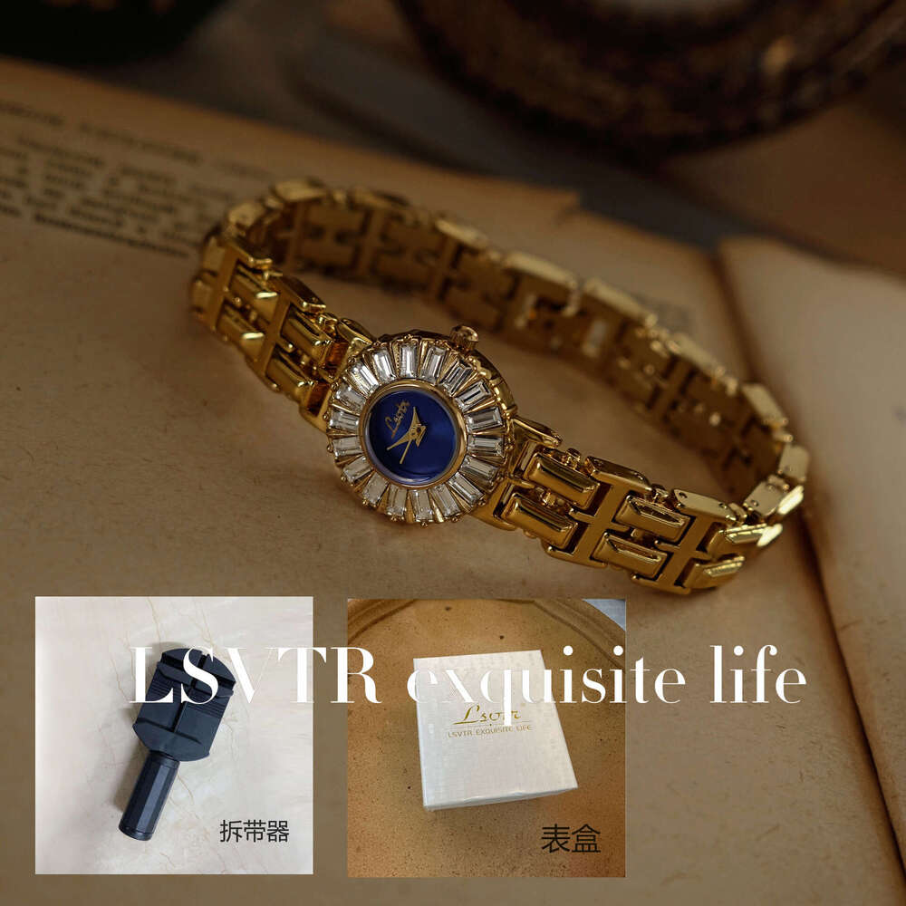 New Hot-Selling Jewelry Designer Women's Wristwatch Vintage Gold Watch for Women