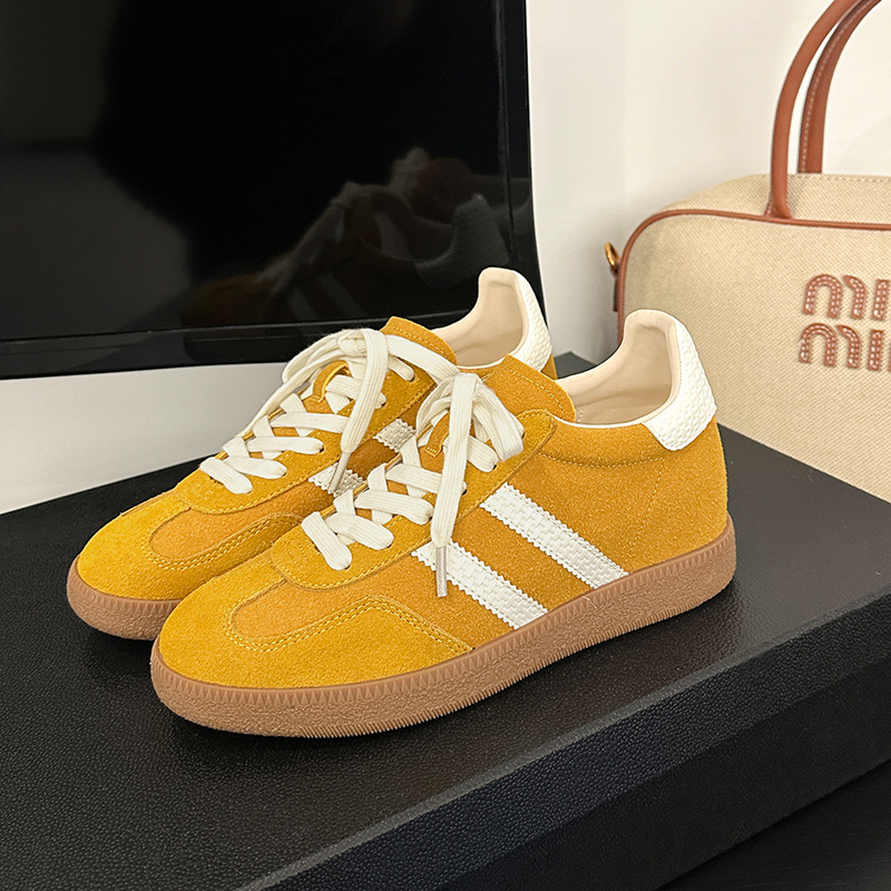 Free shipping Casual Shoes Inner height retro German training shoes for womens spring new versatile lightweight sports casual