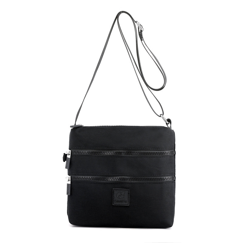 2025 Autumn Crossbody Bag Nylon Women's Shoulder Bag Fashion Korean Outdoor Lightweight Backpack Multi layer Nylon Cloth Bag Women's Crossbo