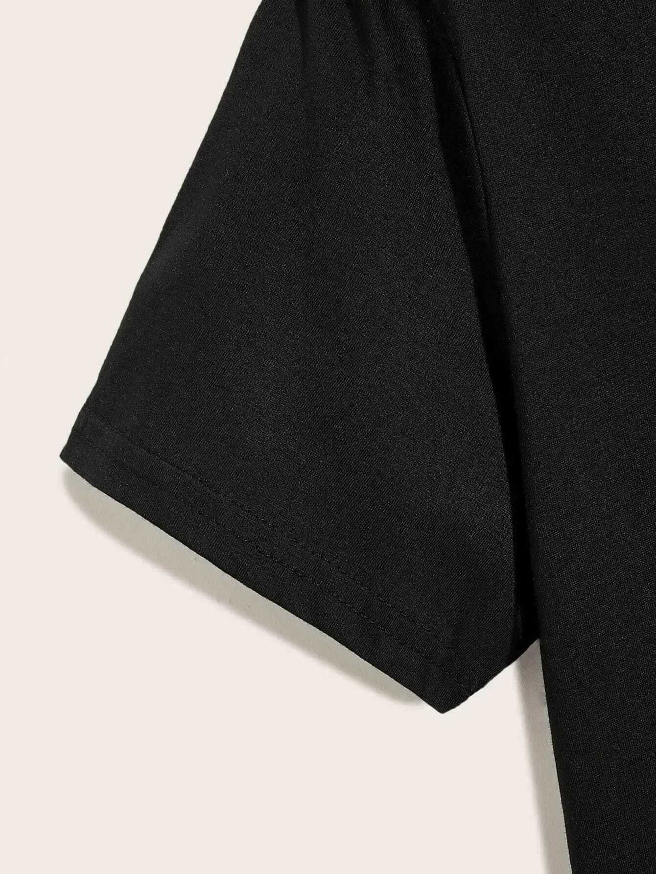 With Rose PrintMens Casual Crew Neck Short-Sleeve Fashion Summer T-Shirts Tops Mens Outfits TeeRegular and Oversize Tees Y250819