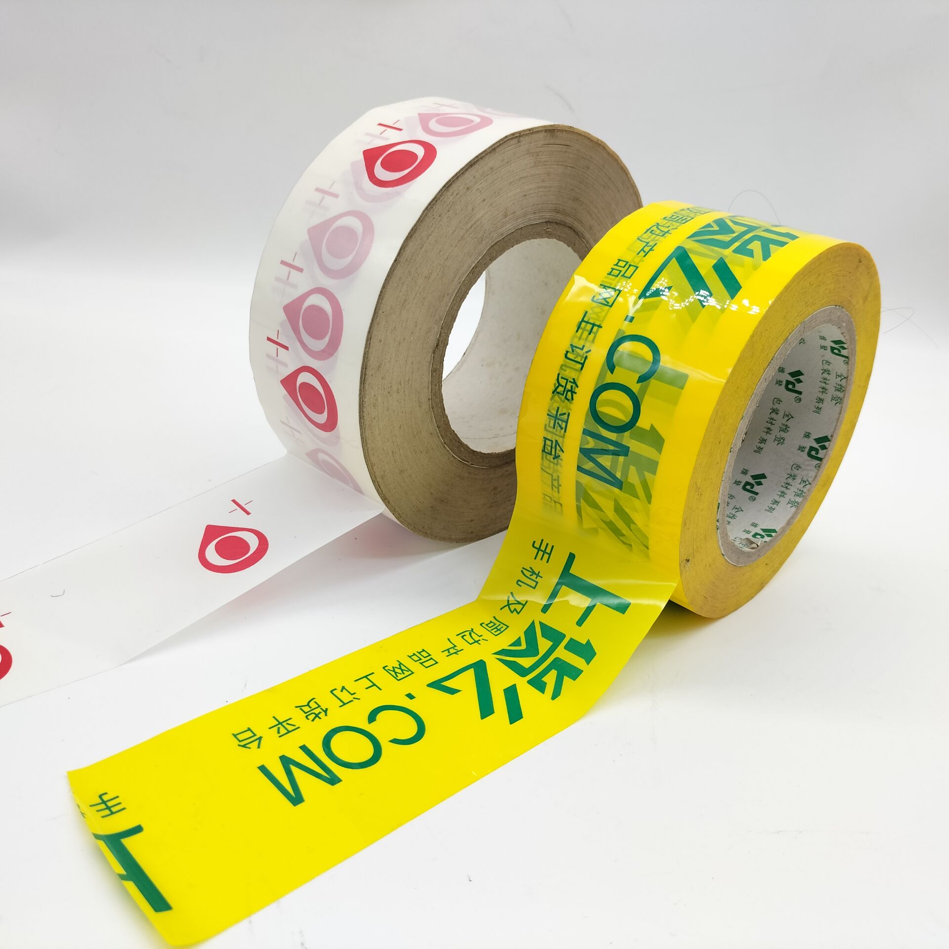 wholesale Customized printed transparent tape with personalized advertising slogan used for carton sealing and packaging protection