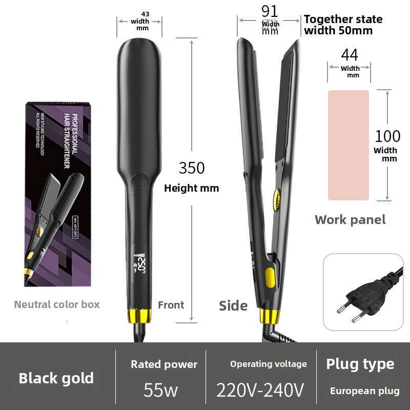 Moisture retention Wide Plate For Salons, Hair Straightening Tool, Bangs Straightener