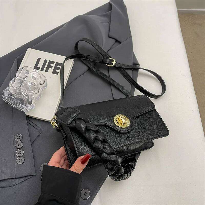 Trendy Retro Mini Square Crossbody Bag For Women Stylish Shoulder Purse Vintage Chic Fashionable Small Handbag