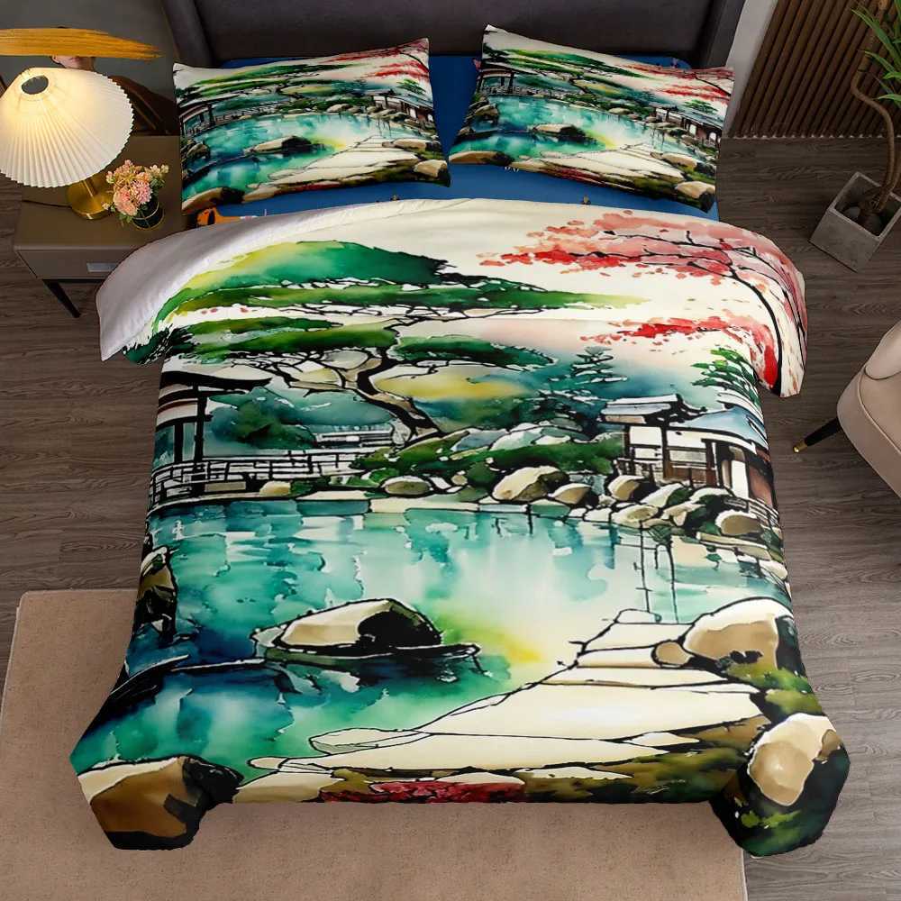 Pierre Auguste Renoir Wild Spring Bouquet Duvet Cover Set King Queen Double Full Twin Single Size Bed Linen Set Y250819