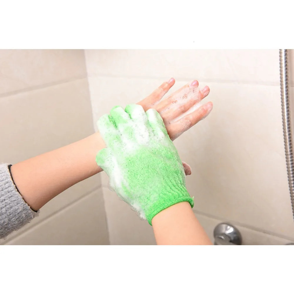 2PcsPair Bath for Peeling Exfoliating Mitt Glove with Shower Scrub Gloves Resistance Body Massage Sponge Wash Skin Moisturizing 250811