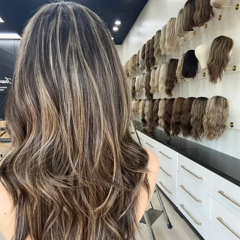 Highlight Wig Human Hair Body Wave Lace Front Wig 13x6 13x4 HD Transpatent Lace Frontal Wig Remy Hair Ready To Wear Synthetic For Wemon