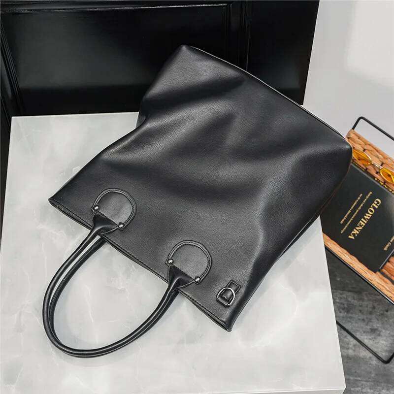 Fashion Men's Handbags Bags Multifunction Crossbody Men Shoulder Messenger Bag High Quality PU Leather Handbag Male