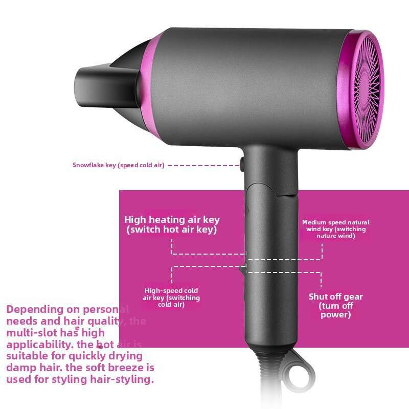 Foldable Negative Ion Hair Dryer for Travel
