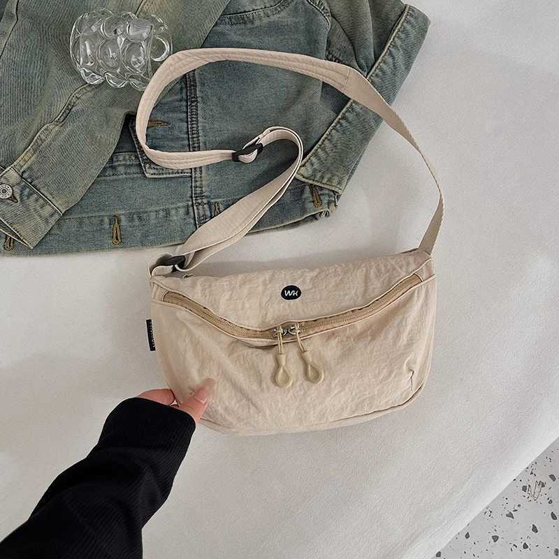 Small handbag fashionable lightweight and stylish single shoulder bag Korean version casual cloth bag Y250819