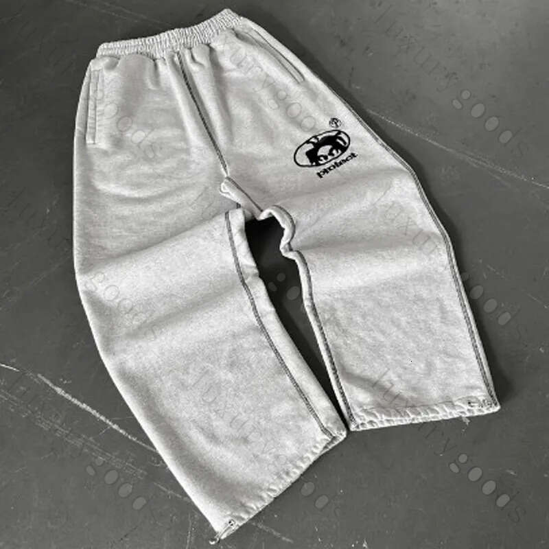 Men's Pants Streetwear Y2K Sweatpants Mens Haruku Hip Hop Letter Embroidery Baggy Casual Elastic Waist Jogging Z260315