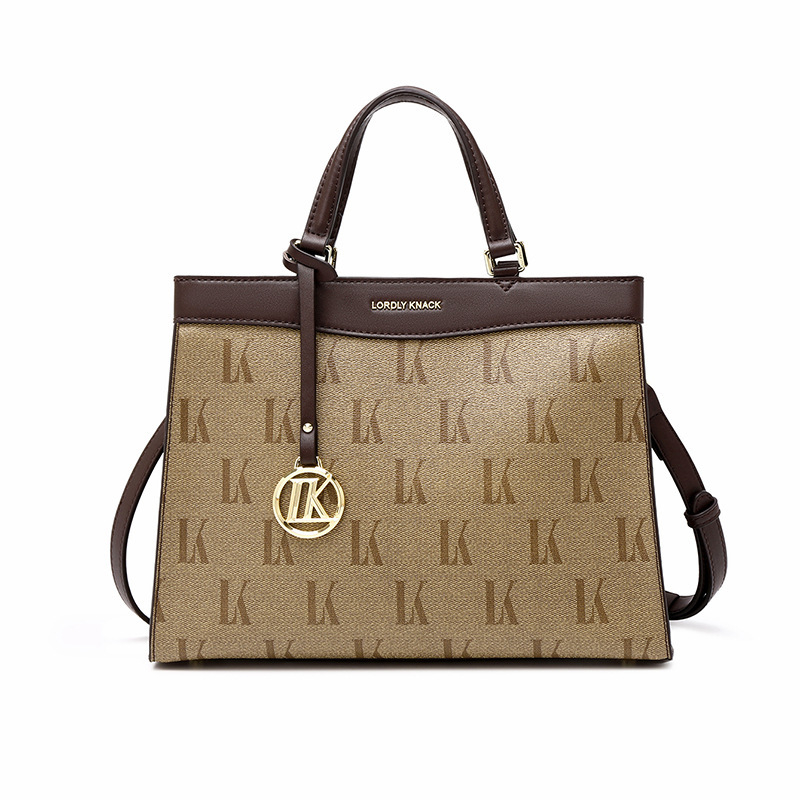 LORDLY KNACK designer bag light luxury genuine leather casual tote bag versatile high-quality vintage large capacity handbag for woman