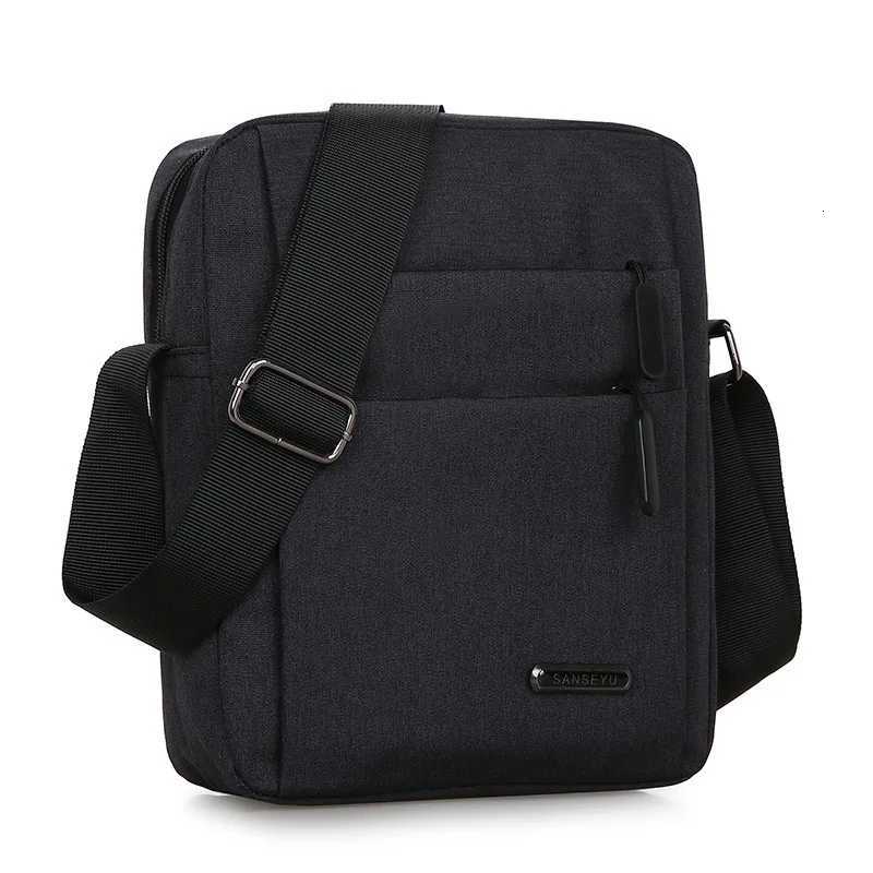 Oxford Men Crossbody Phone Bags Multi-Layer Zipper Messenger Shoulder Bag Handbag Purse for Business Travel Mens Bags Bolsas Y250819