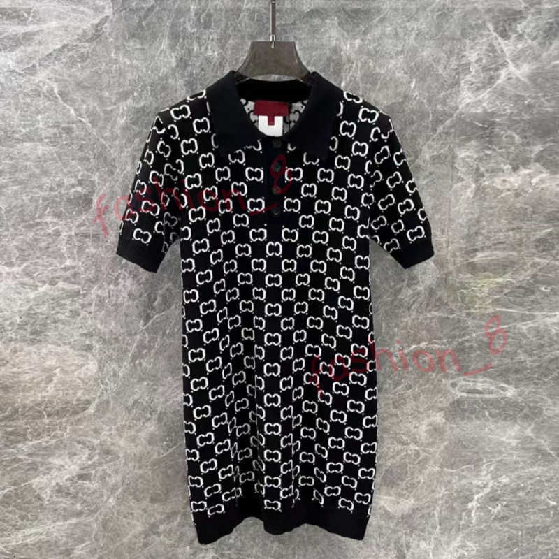 Designer dresses for women mirror quality 25 Early Spring New Style Letter Jacquard Two Sided Wool Knitted Cardigan Long Sleeve Coat